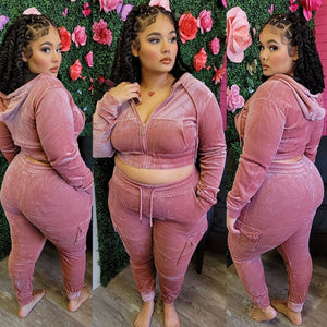 Blush Corduroy Set